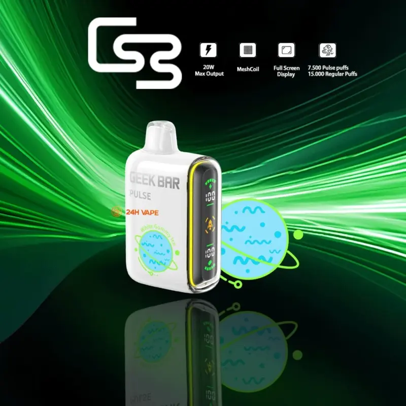 GEEK BAR PULSE 15000 Puffs Dual Mesh Disposable Vape Electronic Cigarette Pod