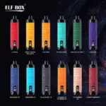 ELF BOX SHISHA 16000 Puffs LED Display Leather Disposable Vape Pen