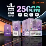 Bang King 25000 Puffs 0% 2% 3% 5% Nicotine Double Warehouser Disposable Vape Pod