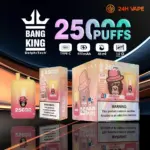 Bang King 25000 Puffs 0% 2% 3% 5% Nicotine Double Warehouser Disposable Vape Pod
