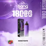 Bang Crown Bar 18000 Puffs 0% 2% 3% 5% Nicotine Leather Disposable Vape Pen