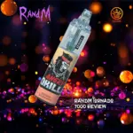 RandM Tornado 7000 7K Puffs Strength 2% 5% Disposable Fumot Vape