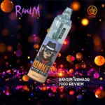 RandM Tornado 7000 7K Puffs Strength 2% 5% Disposable Fumot Vape