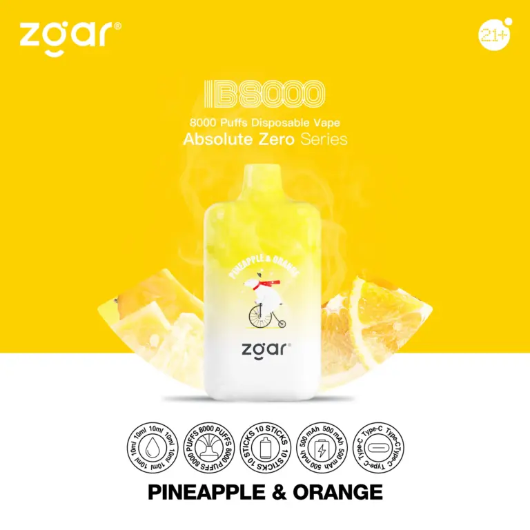 ZGAR ICE BOX 8000 Puffs Original Edition Disposable Vape