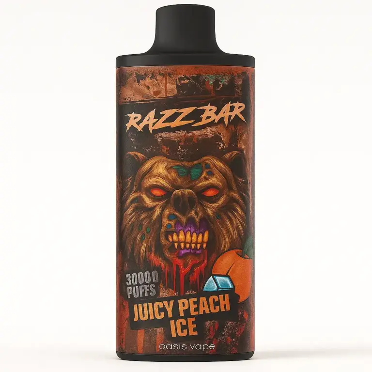 Razz bar 30K – Juicy Peach ice