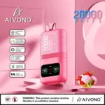 AIVONO AIM MAGIC 20000 Puffs | 0%-5% nicotine, 26mL, dual mesh, LCD display, bulk vape