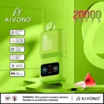 AIVONO AIM MAGIC 20000 Puffs | 0%-5% nicotine, 26mL, dual mesh, LCD display, bulk vape