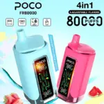 POCO FR 80K | 80000 Puffs 4-in-1 quad mesh coil rechargeable disposable vape