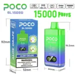 Poco SL 15000 Puffs | adjustable airflow, 0%-5% nicotine, bulk disposable vape