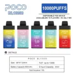 POCO BL10000 Puffs | adjustable airflow, 5% nicotine, bulk disposable vape