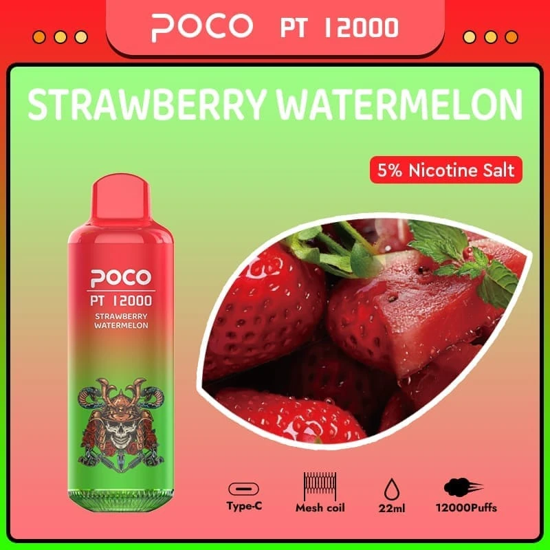 POCO PT 12000 Puffs | adjustable airflow, 5% nicotine, bulk disposable vape