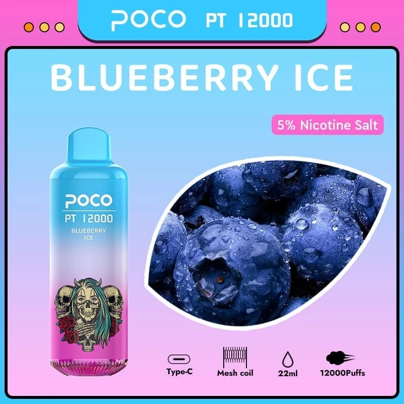 POCO PT 12000 Puffs | adjustable airflow, 5% nicotine, bulk disposable vape