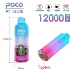 POCO PT 12000 Puffs | adjustable airflow, 5% nicotine, bulk disposable vape