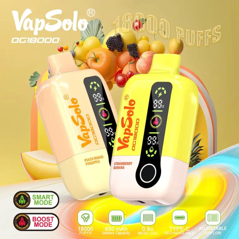 Vapsolo DG 18000 Puffs DISPOSABLE VAPE